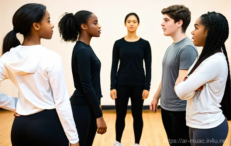뮤지컬 배우의 추천 커뮤니티 사이트 - **Prompt 2: Online Artistic Presence and Digital Engagement**
    "A charismatic musical theatre per...