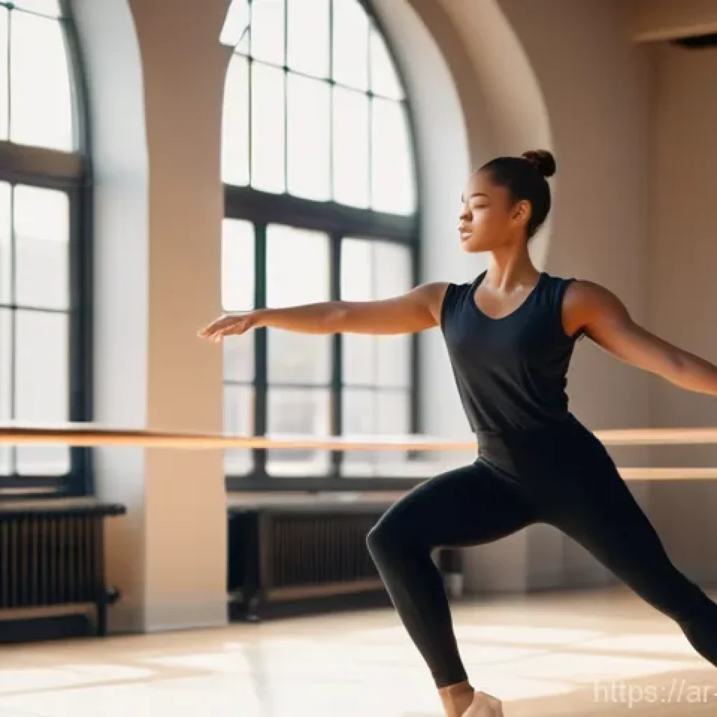 뮤지컬 배우의 쇼케이스 준비 방법 - **Prompt:** A young, determined female musical theater performer, with a confident yet focused expre...