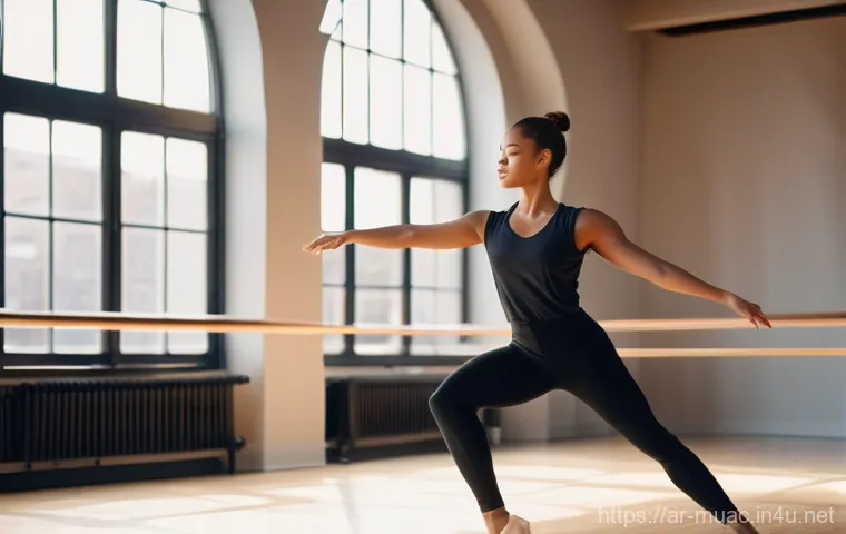 뮤지컬 배우의 쇼케이스 준비 방법 - **Prompt:** A young, determined female musical theater performer, with a confident yet focused expre...